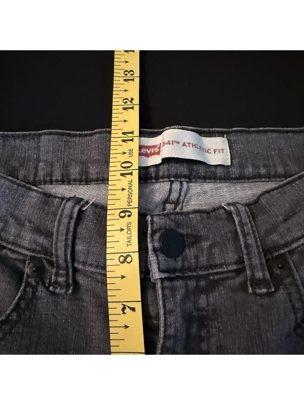 Levi’s 541 Athletic Fit Boys Size 16 Regular Gray Stretch Jeans W28 L28
